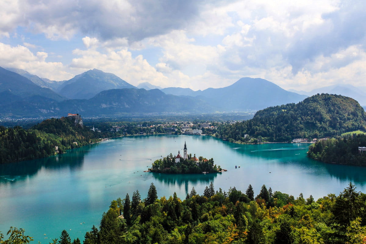 Lago Bled en Eslovenia