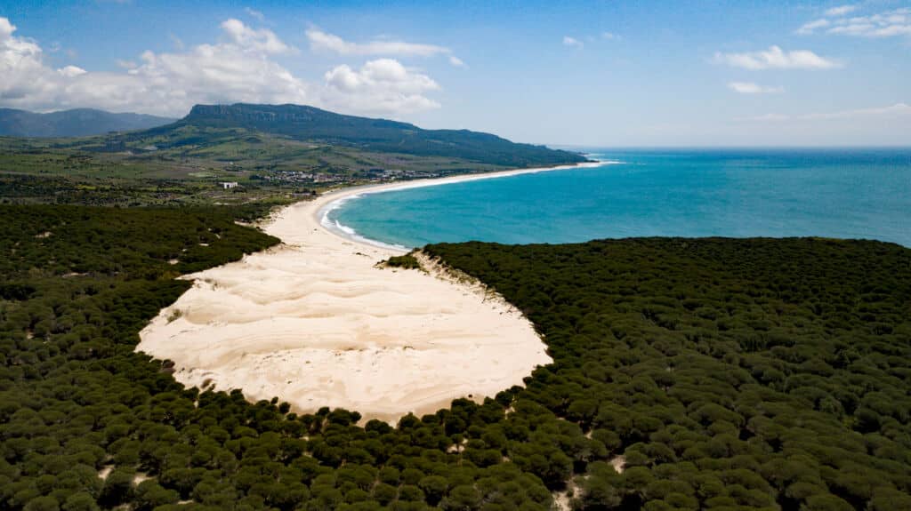 Playa de Bolonia, en Tarifa. Por Cristobal.
