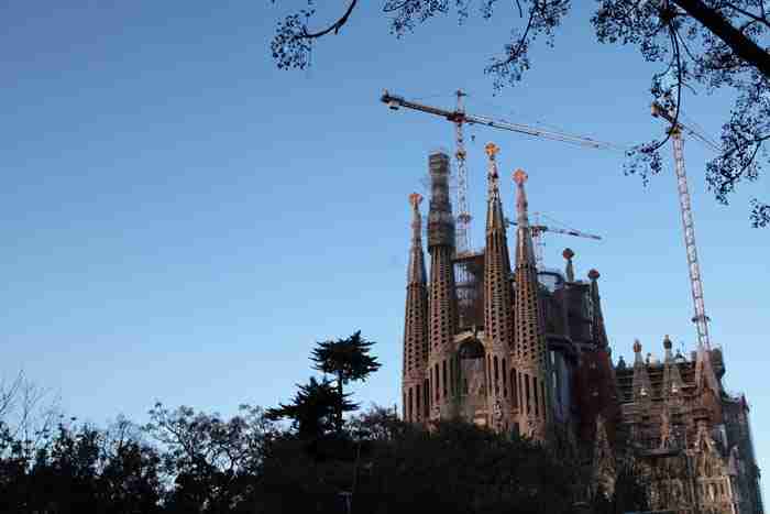 Vista general de la Sagrada Familia