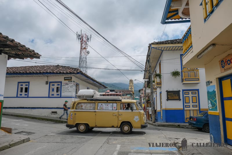 Camper en Salento en Colombia