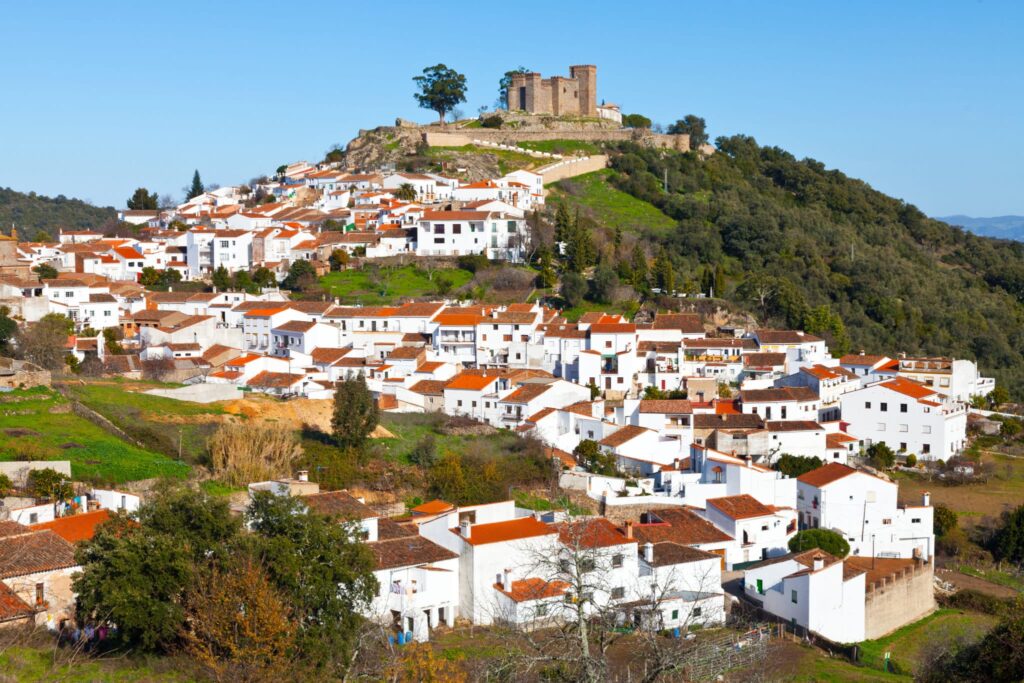 Vista de Cortegana (Huelva).