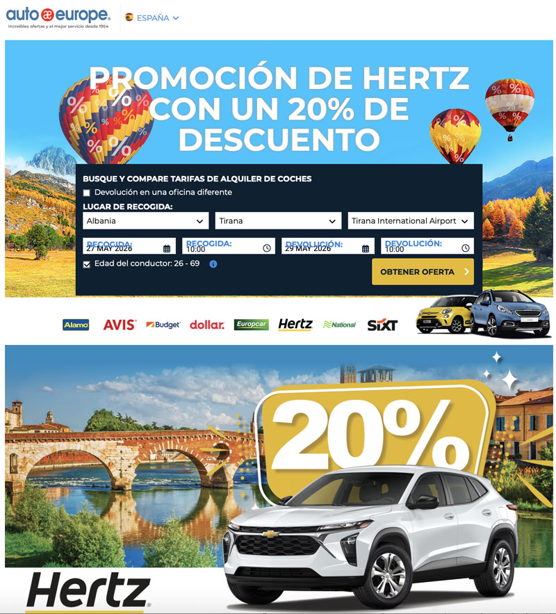 Promoción Auto Europe