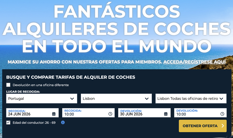 Buscador de Auto Europe