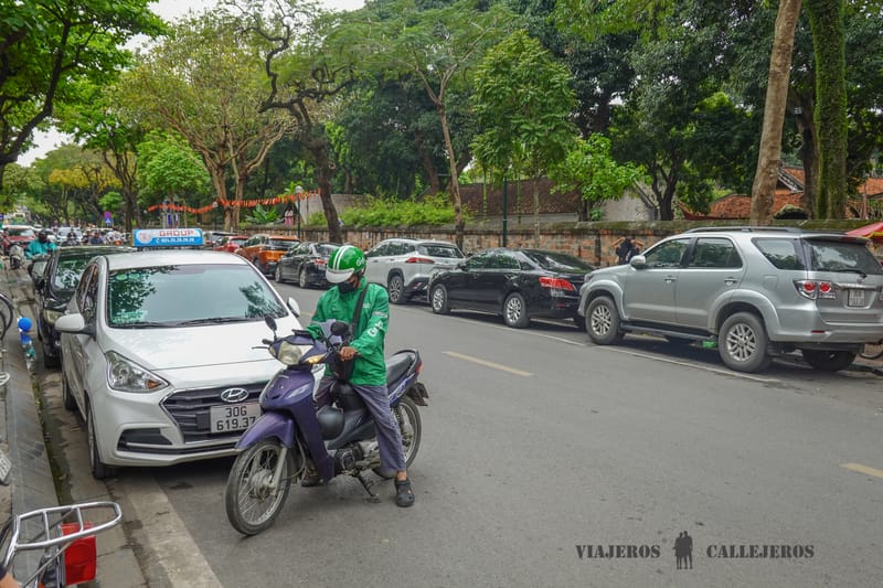 Moto Grab, una de las formas de moverse por Vietnam