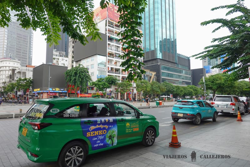 Grab y taxi en Ho Chi Minh. Seguridad al viajar a Vietnam