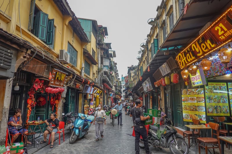 Hanoi en una ruta por Vietnam