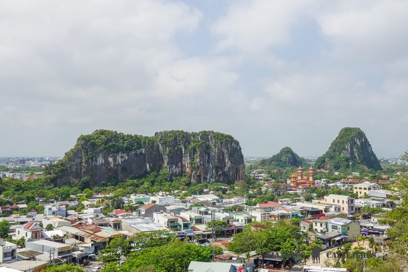 Montañas de Mármol en Da Nang en la ruta por Vietnam en 3 semanas