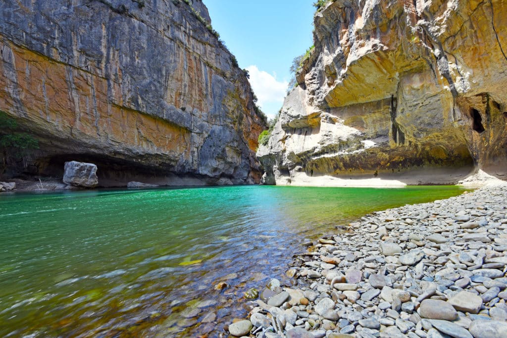 Río Irati en la Foz de Lumbier. Por sasha64f