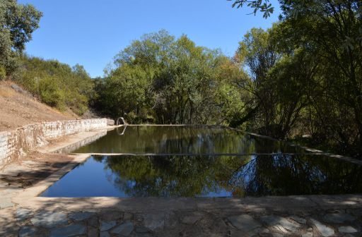 Piscina natural de Los Lincheros, en Piedraescrita (Robledo del Mazo, Toledo).