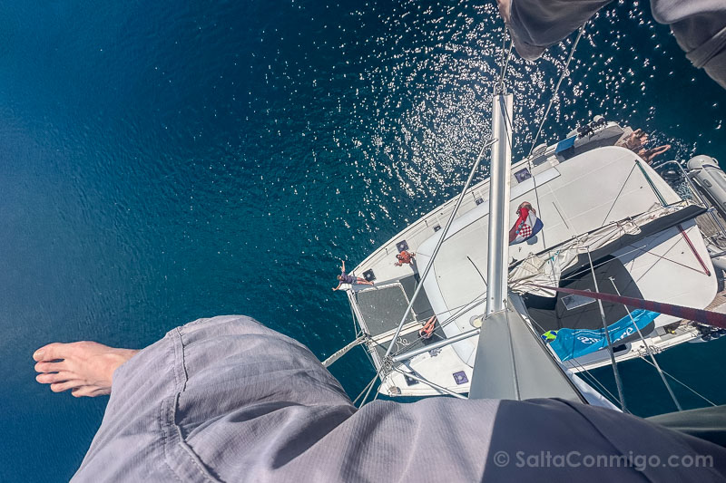 Catamaran Croacia Sara Mastil