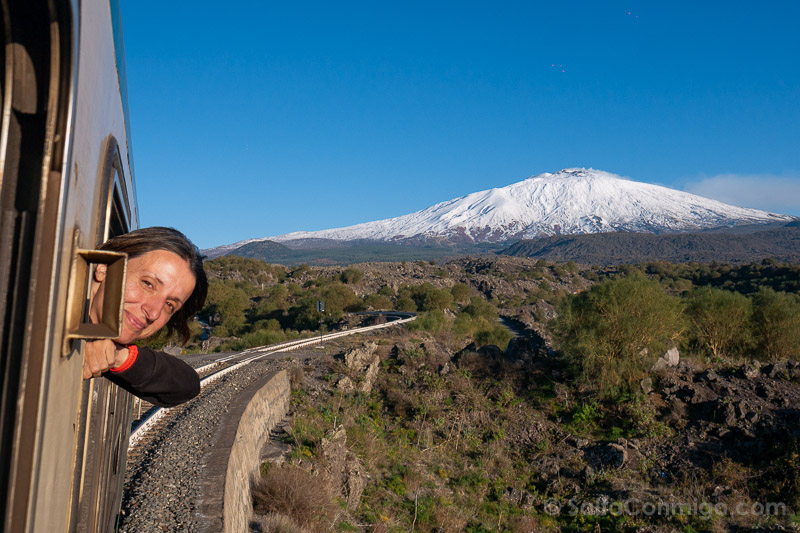 Volcan Etna Sicilia CircumEtnea Vista Sara