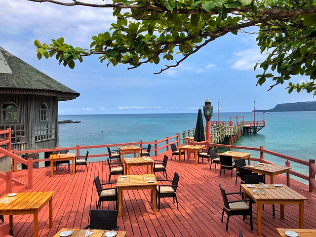 Restaurante de la isla Bom Bom