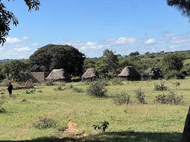 Kimbo o aldea muhila en Angola