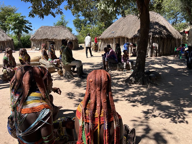 Kimbo o aldea muhila en Angola