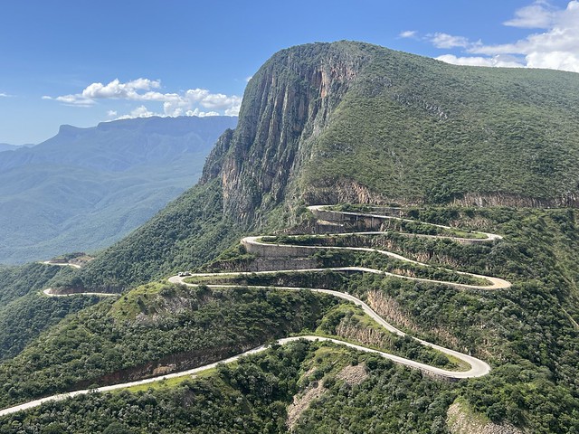 Carretera de Serra da Leba en Angola