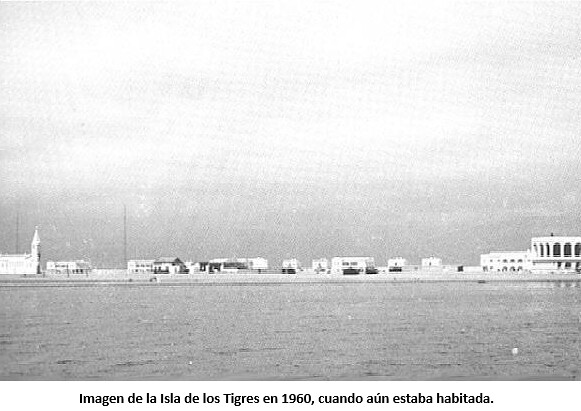 Fotografía antigua de la Isla de los Tigres en Angola