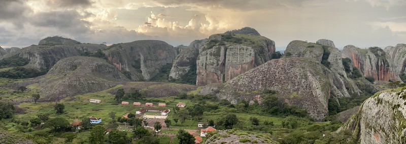 Panorámica de Pedras Negras de Pungo Andongo (Angola)