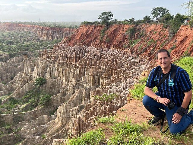 Sele en el miradoruro da Lúa (Angola)