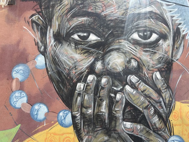 Grafiti en las calles de Luanda