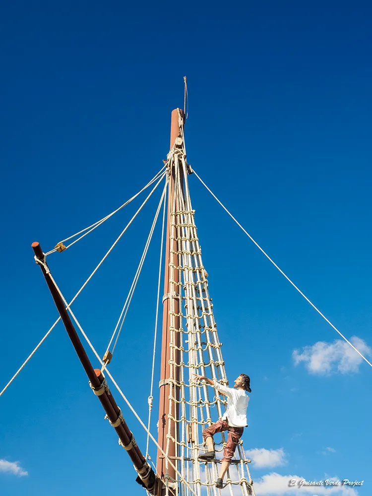 Muelle de las Carabelas, Rodrigo de Triana en La Pinta - Huelva Muelle de las Carabelas, Rodrigo de Triana en La Pinta - Huelva, por El Guisante Verde Project