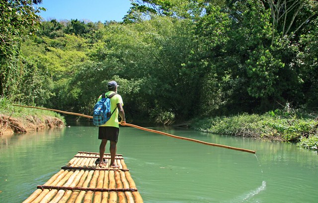Río Martha Brae en Jamaica