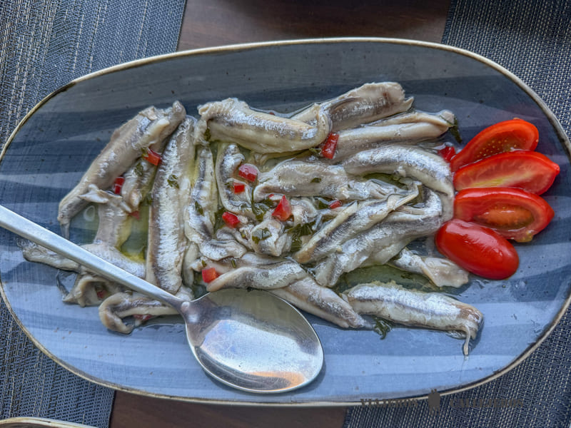 Boquerones marinados en Creta