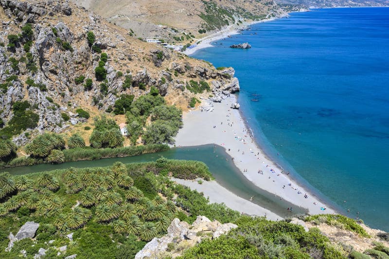 Playa de Preveli creta