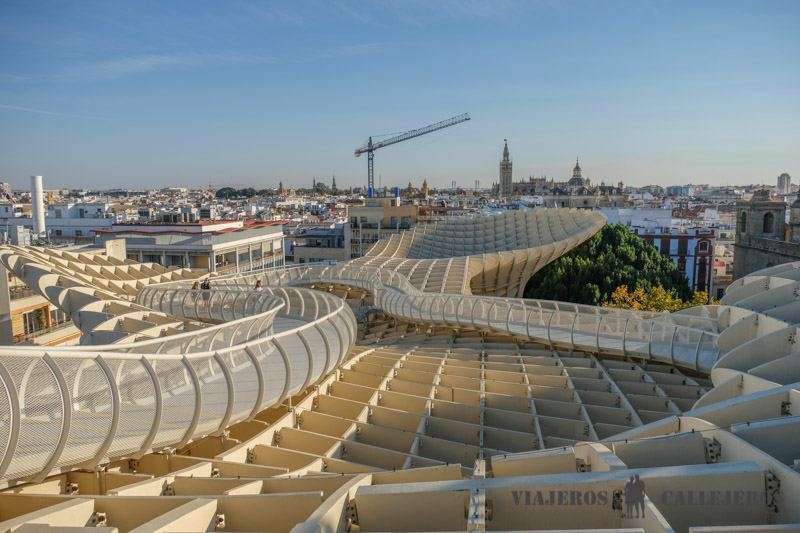 Vistas desde Las Setas de Sevilla