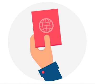 Icono de pasaporte