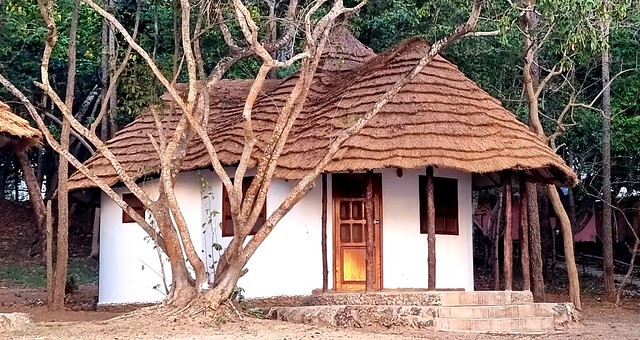 Habitación de Orango Hotel (Bijagós, Guinea Bissau)