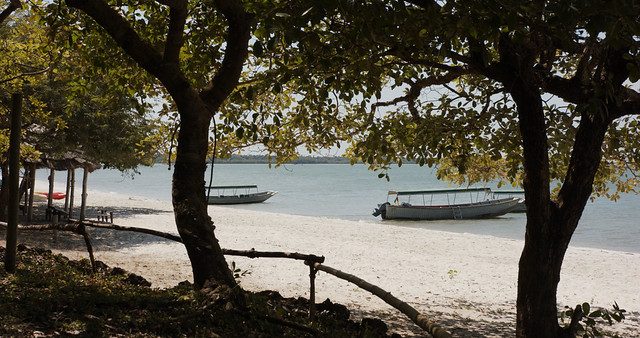 Playa de las islas Bijagós en Guinea-Bissau