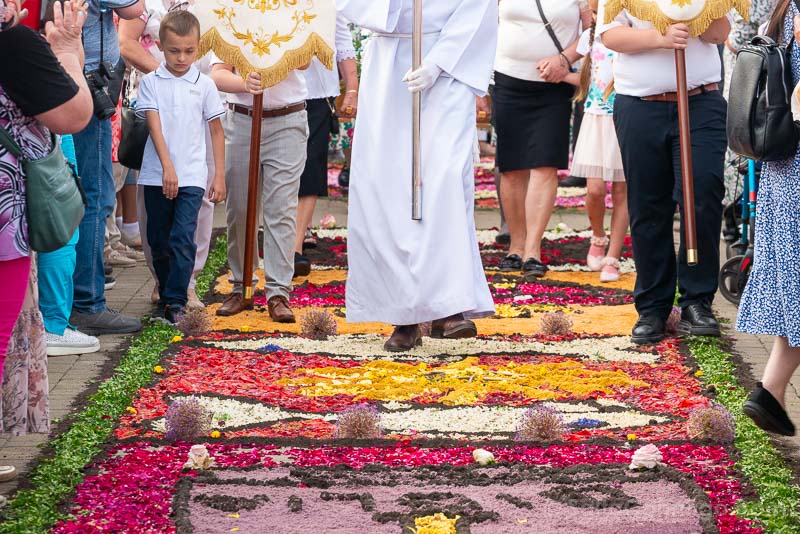 Corpus Christie en Polonia Spycimierz Procesion