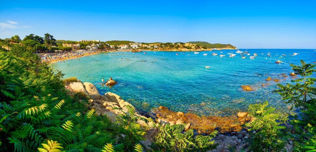 Playa de la Fosca, en Palamós, Girona. Por Álvaro Germán Vilela.