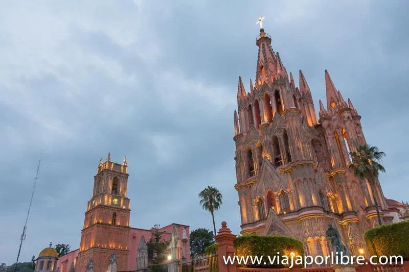 Mexico - San Miguel de Allende, la ciudad más bonita de México Parroquia de San Miguel Arcangel