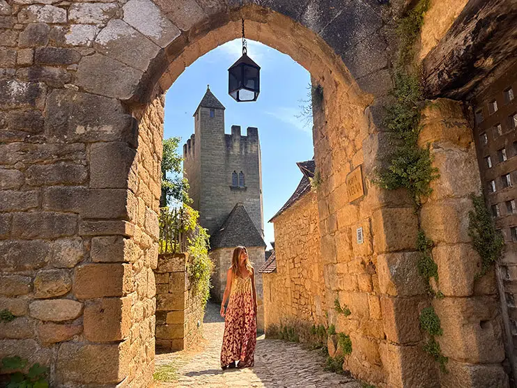 Castillo de Beynac sobre el valle de la Dordoña