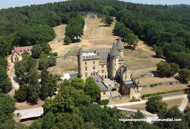 Castillo de Puymartin en la Dordoña