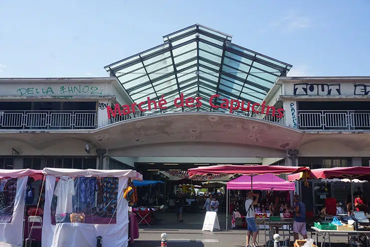 Mercado de los Capuchinos de Burdeos