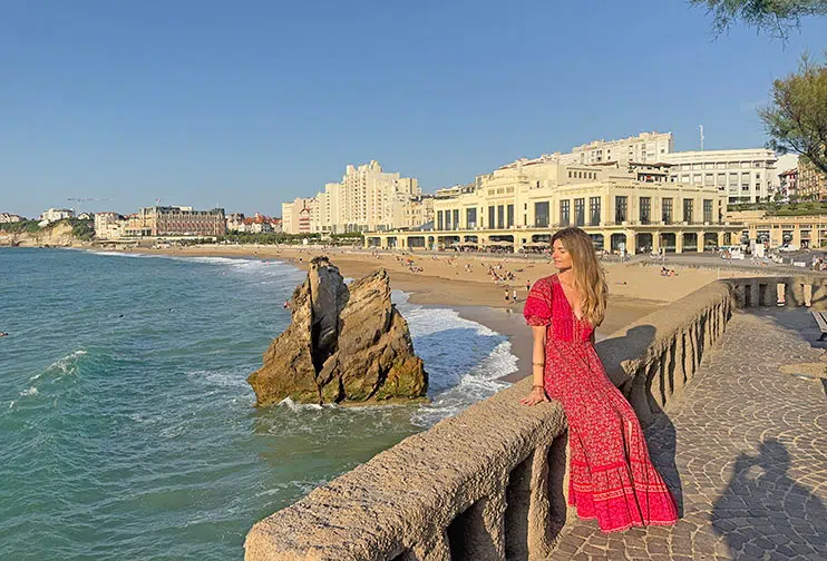 Rocher de la Vierge en Biarritz