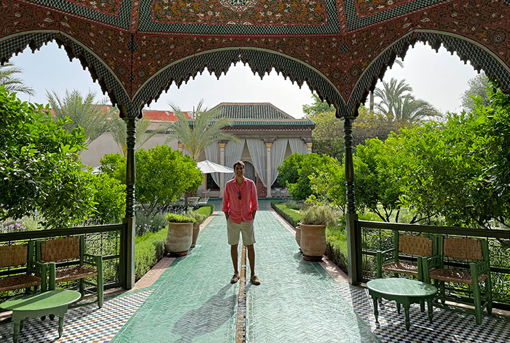 Jardín secreto de Marrakech